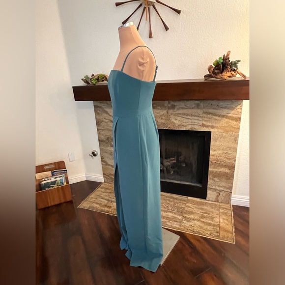 WHBM Teal Convertible Split-Leg Jumpsuit - Picture 10 of 13